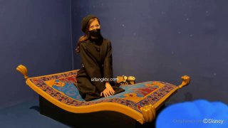 专约 妹子性感黑靴大长腿，深喉口交沙发上操后入大力猛操
